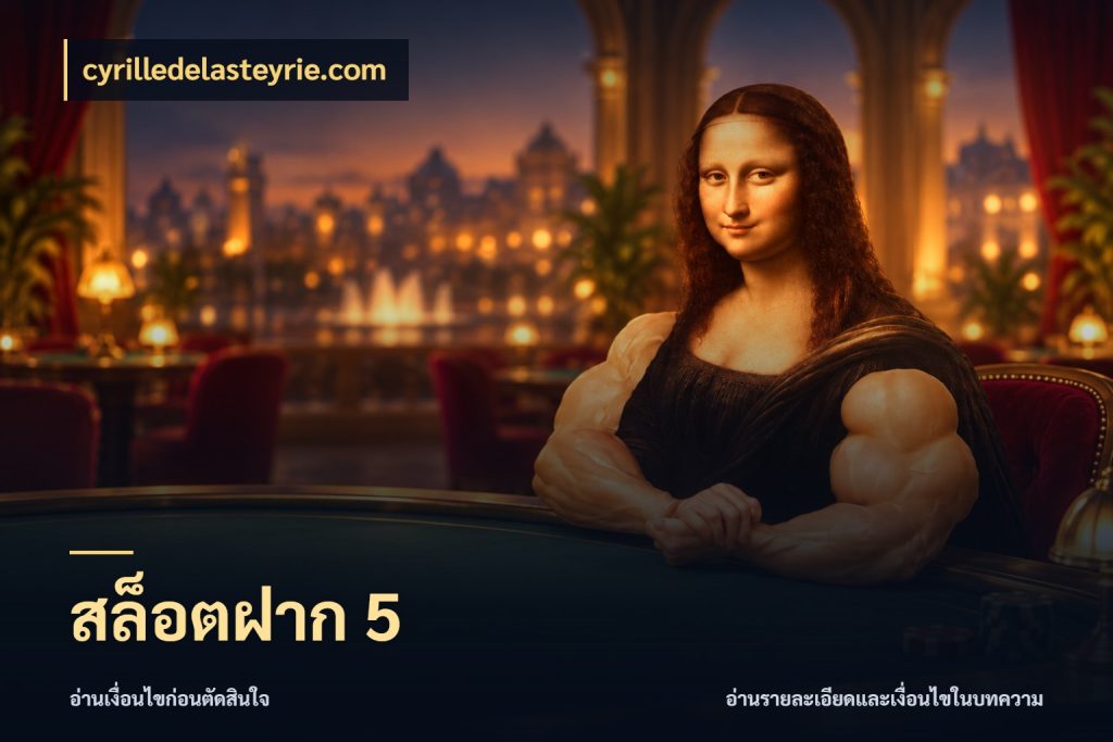 สล็อตฝาก 5 จำนวนเริ่มต้นกับสไตล์เกมที่ชอบ สไตล์ cyrilledelasteyrie.com