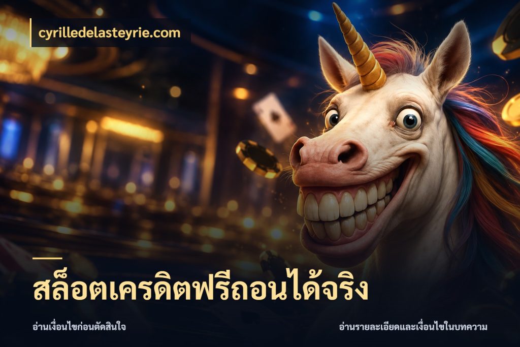 สล็อตเครดิตฟรีถอนได้จริง cyrilledelasteyrie.com สิทธิ์ที่สายโบนัสสนใจกับวิธีรับ
