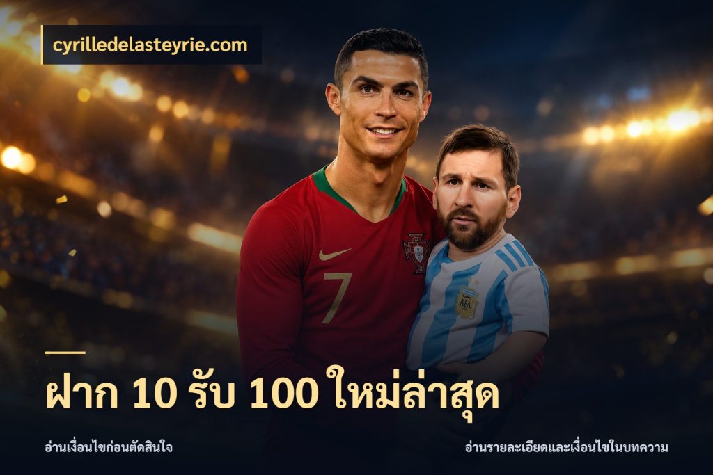 ฝาก 10 รับ 100 ใหม่ล่าสุด เครดิตกับรูปแบบโปรที่ตรงใจ สไตล์ cyrilledelasteyrie.com