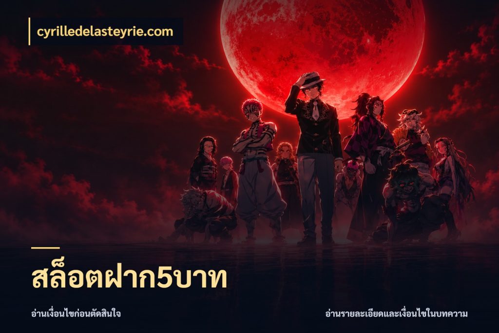 สล็อตฝาก5บาท ทุนเบาก็มีสีสันในจังหวะของคุณ ในมุม cyrilledelasteyrie.com