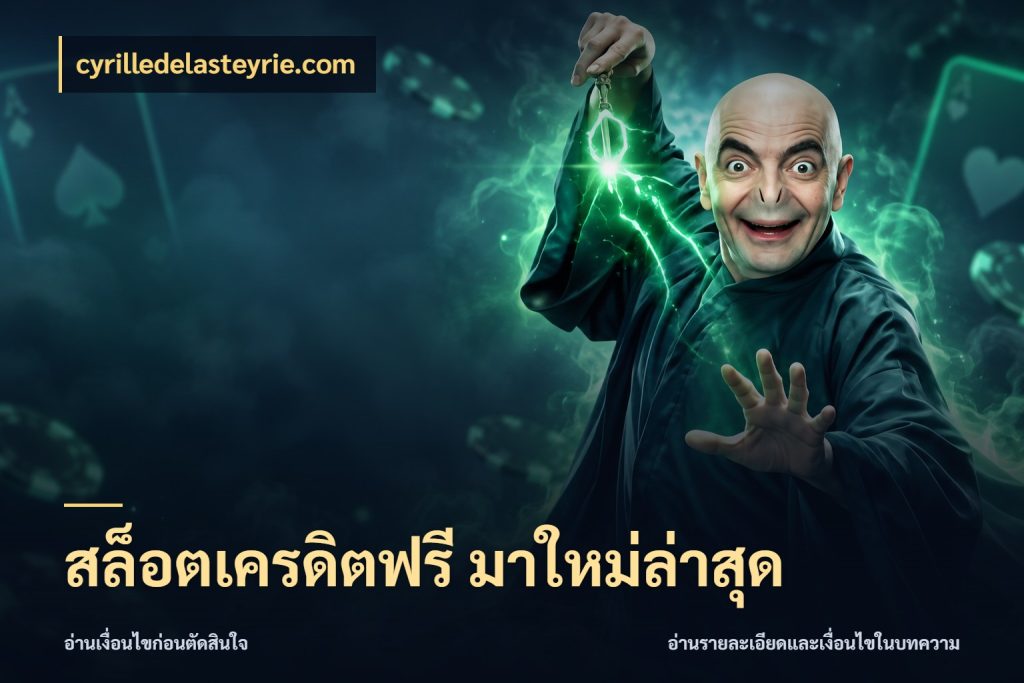 สล็อตเครดิตฟรี มาใหม่ล่าสุด จากชื่อเครดิตฟรีสู่ความสนุกที่เข้าใจได้ กับ cyrilledelasteyrie.com