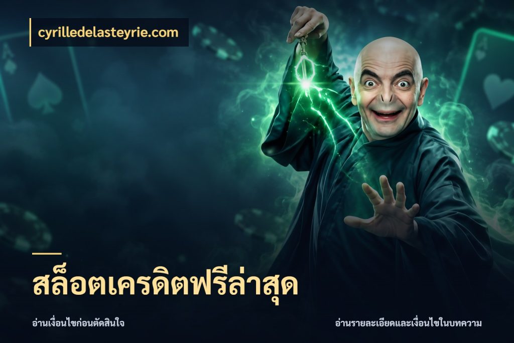 สล็อตเครดิตฟรีล่าสุด รู้จักยอดและขอบเขตของเครดิตฟรี กับ cyrilledelasteyrie.com