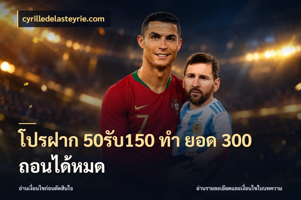 โปรฝาก 50รับ150 ทํา ยอด 300 ถอนได้หมด สีสันของโปรฝากและยอดรับ สไตล์ cyrilledelasteyrie.com
