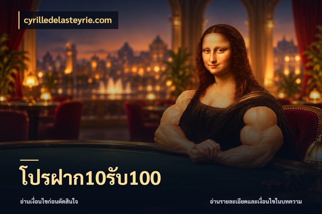โปรฝาก10รับ100 เครดิตกับรูปแบบโปรที่ตรงใจ สไตล์ cyrilledelasteyrie.com