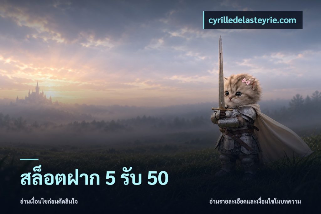 สล็อตฝาก 5 รับ 50
