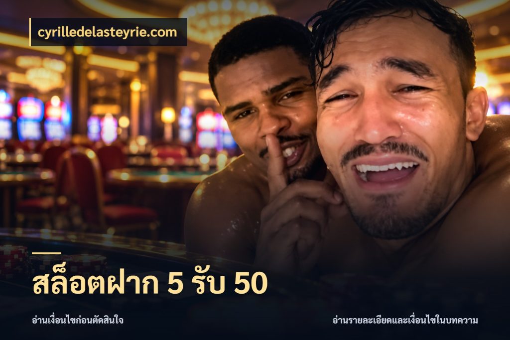 สล็อตฝาก 5 รับ 50 เปิดมุมโปรให้เข้ากับเกมแนวโปรด กับ cyrilledelasteyrie.com