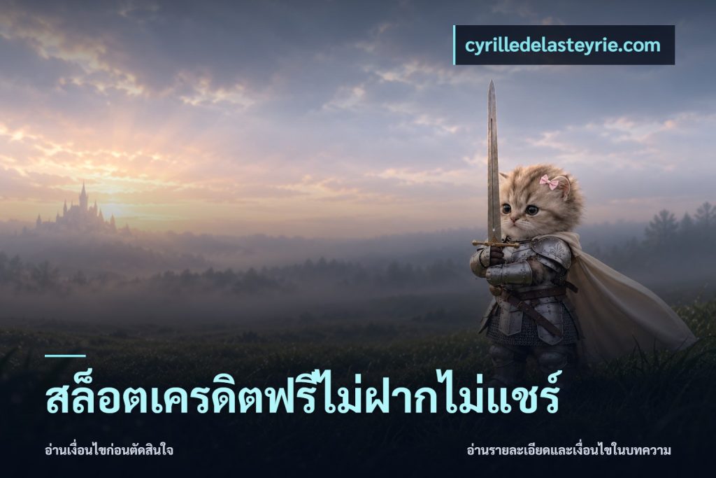 สล็อตเครดิตฟรีไม่ฝากไม่แชร์