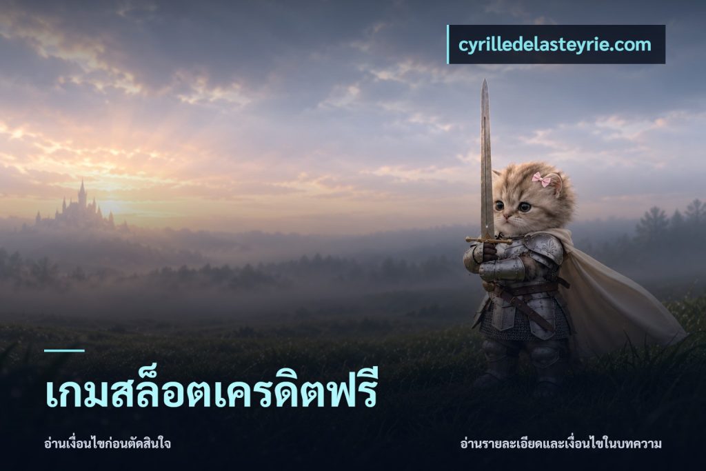 เกมสล็อตเครดิตฟรี