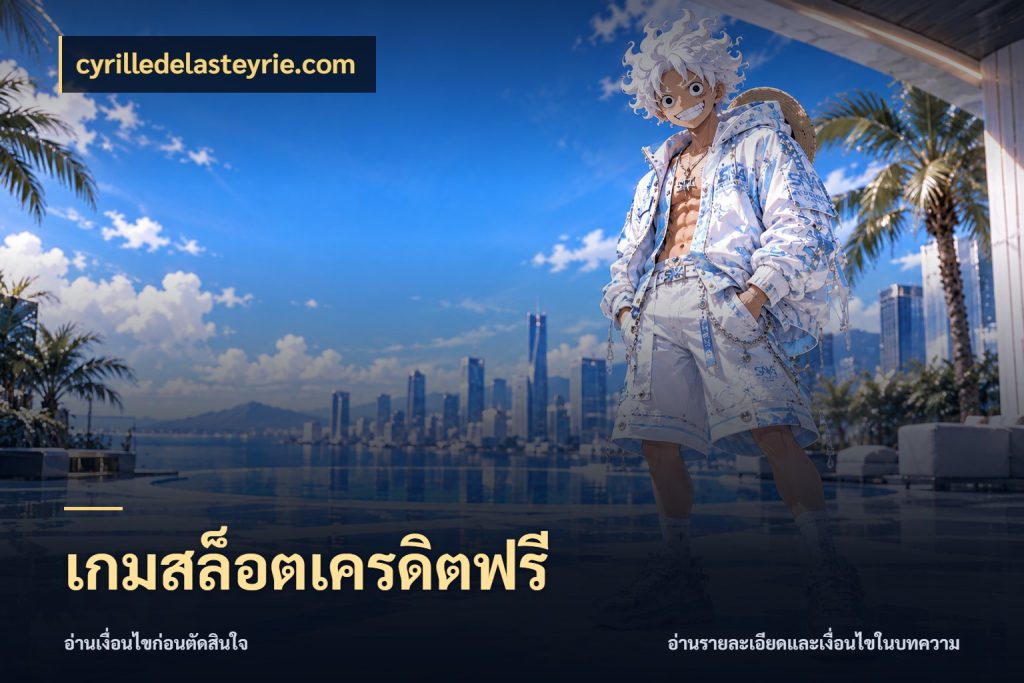 เกมสล็อตเครดิตฟรี cyrilledelasteyrie.com จับมุมเด่นของเครดิตฟรีให้ตรงใจ