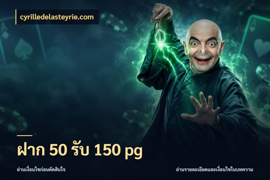 ฝาก 50 รับ 150 pg จุดเด่นของเครดิตที่คนชอบเกมอยากรู้ สไตล์ cyrilledelasteyrie.com