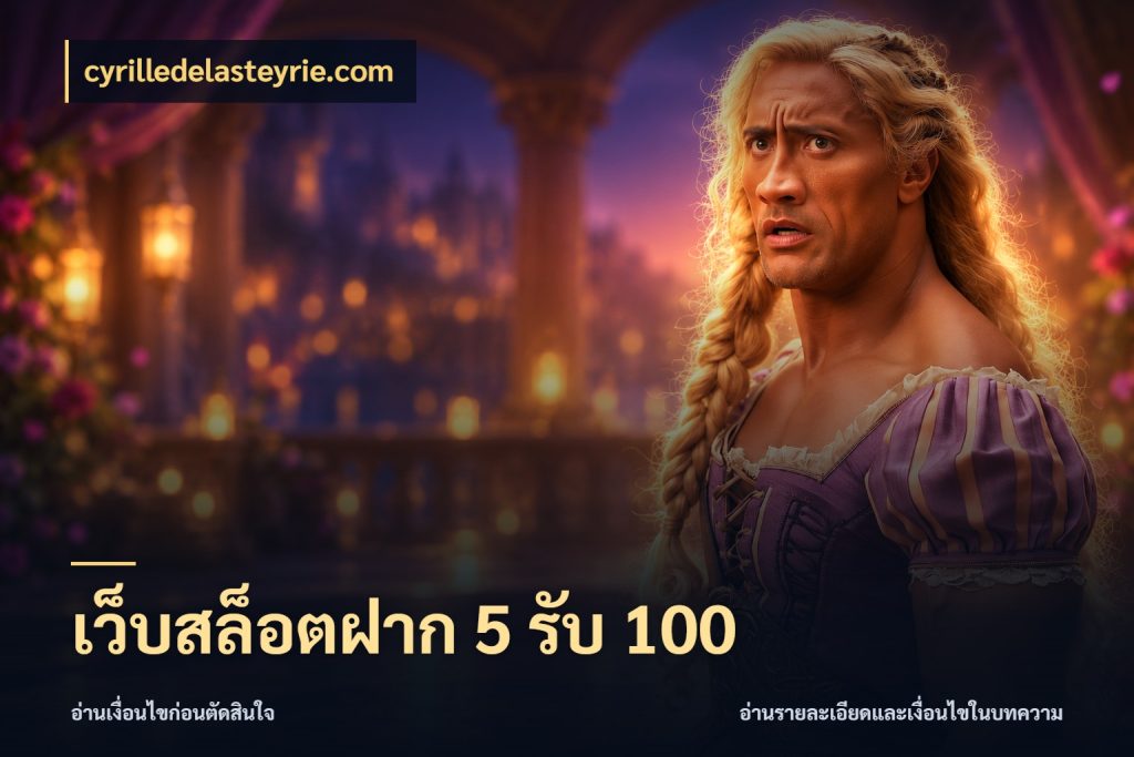 เว็บสล็อตฝาก 5 รับ 100 จุดเด่นของเครดิตที่คนชอบเกมอยากรู้ กับ cyrilledelasteyrie.com