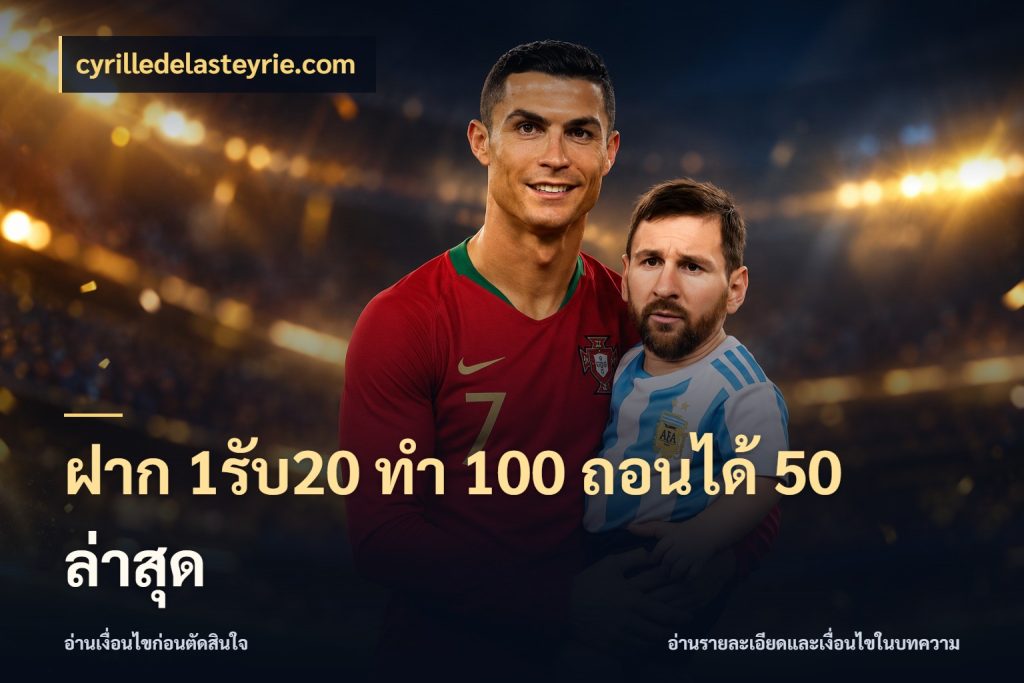 ฝาก 1รับ20 ทํา 100 ถอนได้ 50 ล่าสุด โปรกับเกมที่ชอบเลือกให้ตรงสไตล์ สไตล์ cyrilledelasteyrie.com