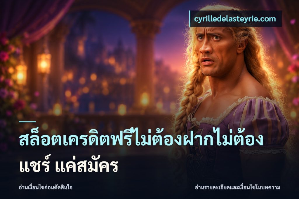 สล็อตเครดิตฟรีไม่ต้องฝากไม่ต้องแชร์ แค่สมัคร