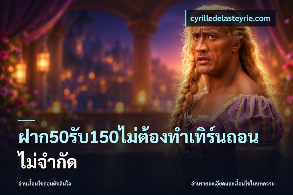 ฝาก50รับ150ไม่ต้องทําเทิร์นถอนไม่จํากัด