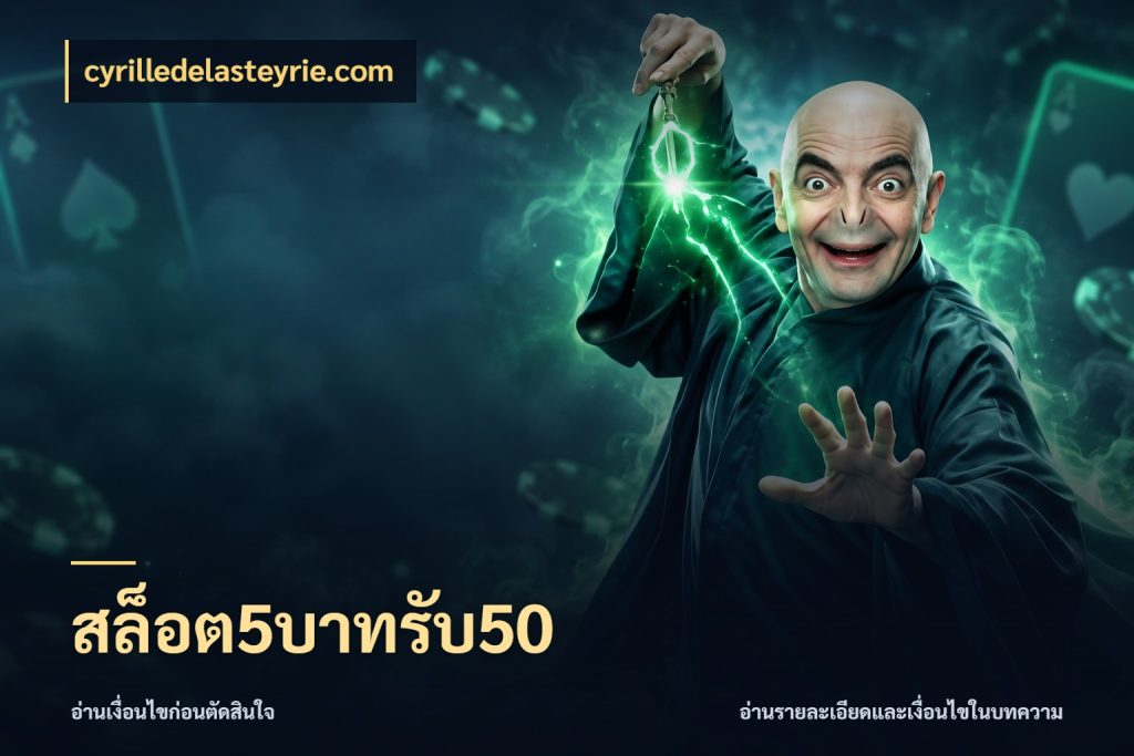 สล็อต5บาทรับ50 cyrilledelasteyrie.com จับคู่โบนัสกับสไตล์เกมที่ชอบ