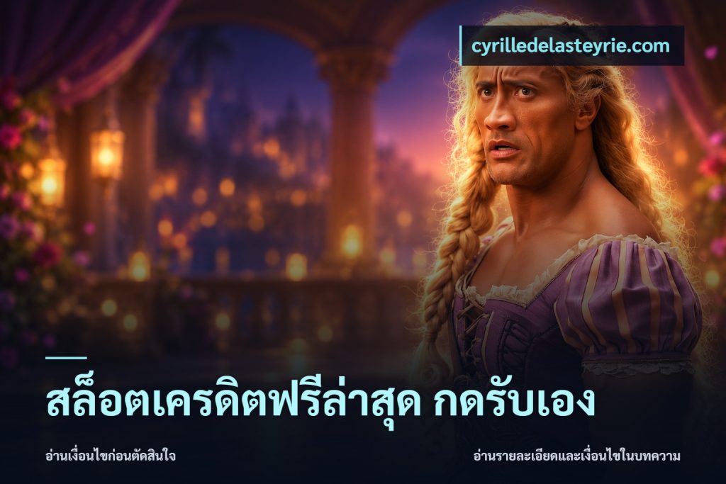 สล็อตเครดิตฟรีล่าสุด กดรับเอง