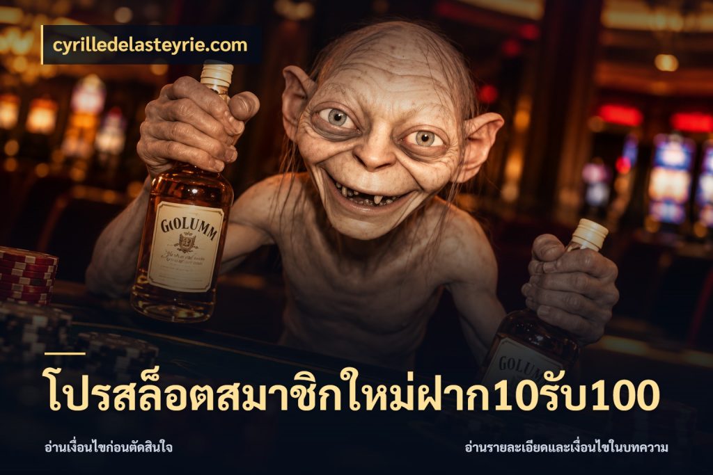 โปรสล็อตสมาชิกใหม่ฝาก10รับ100 โปรยอดรับที่สายเกมสนใจ กับ cyrilledelasteyrie.com