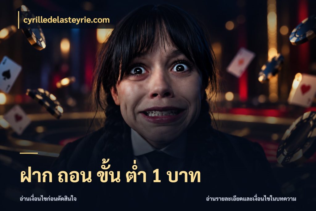ฝาก ถอน ขั้น ต่ำ 1 บาท เลือกสไตล์จากยอดและรูปแบบที่ตรงใจ กับ cyrilledelasteyrie.com