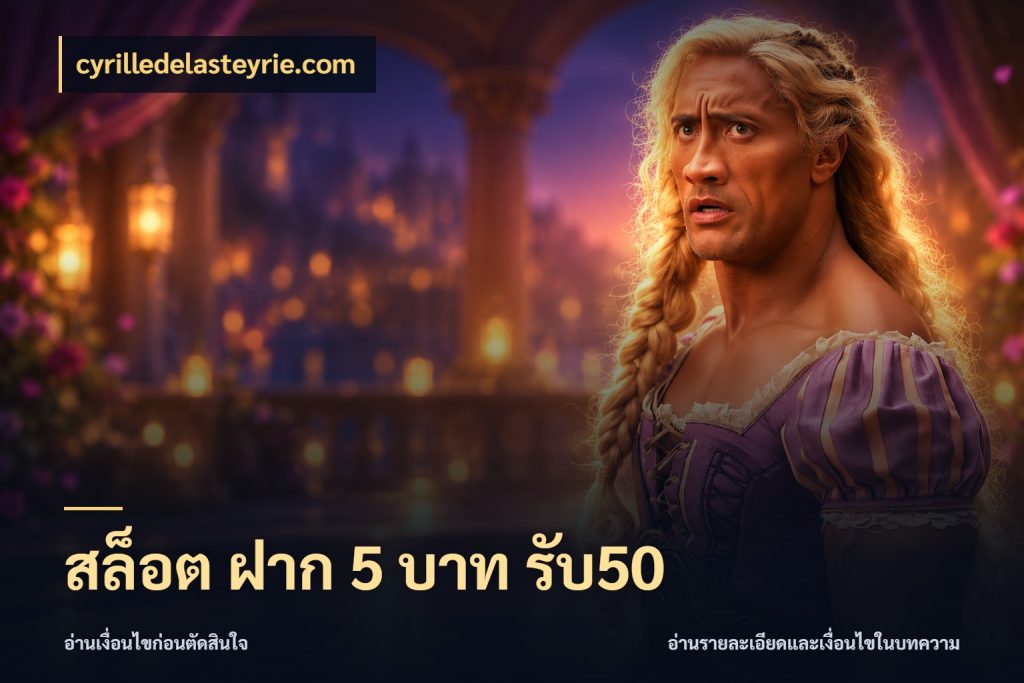 สล็อต ฝาก 5 บาท รับ50 จับประเด็นยอดรับก่อนเลือกความสนุก สไตล์ cyrilledelasteyrie.com