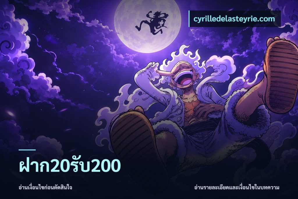 ฝาก20รับ200