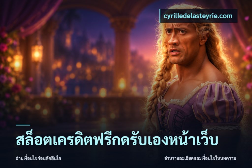 สล็อตเครดิตฟรีกดรับเองหน้าเว็บ