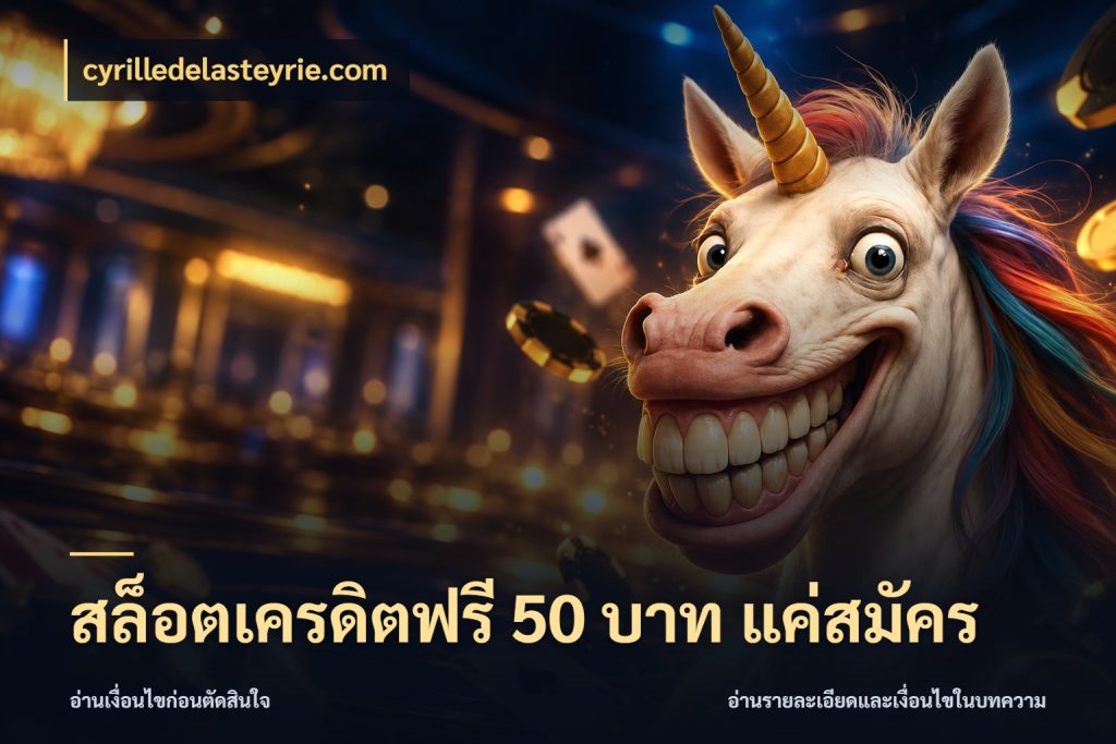 สล็อตเครดิตฟรี 50 บาท แค่สมัคร จับมุมเด่นของเครดิตฟรีให้ตรงใจ สไตล์ cyrilledelasteyrie.com