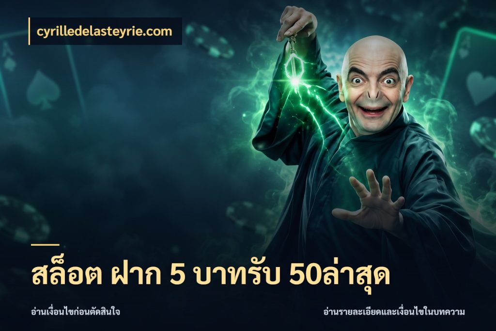 สล็อต ฝาก 5 บาทรับ 50ล่าสุด จับคู่โบนัสกับสไตล์เกมที่ชอบ กับ cyrilledelasteyrie.com