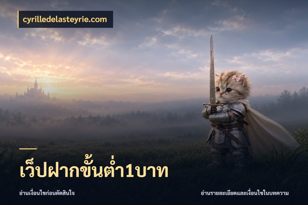 เว็ปฝากขั้นต่ำ1บาท ยอดเริ่มต้นน่าจับตากับสิทธิ์ที่เกี่ยวข้อง ในมุม cyrilledelasteyrie.com
