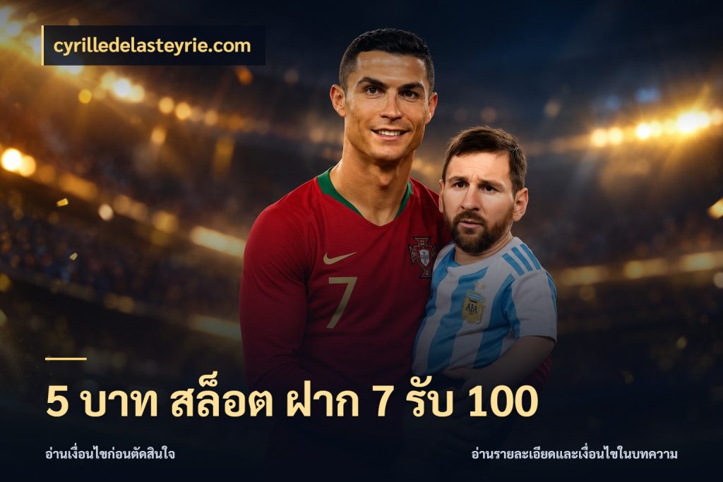5 บาท สล็อต ฝาก 7 รับ 100 เครดิตกับรูปแบบโปรที่ตรงใจ กับ cyrilledelasteyrie.com