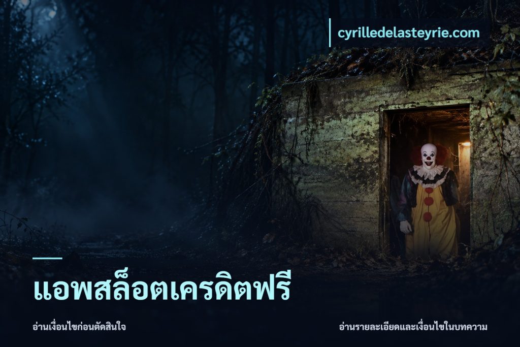 แอพสล็อตเครดิตฟรี
