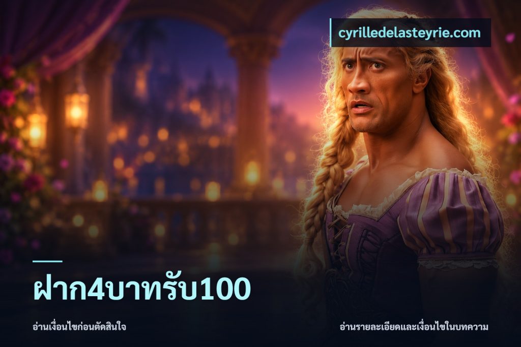 ฝาก4บาทรับ100
