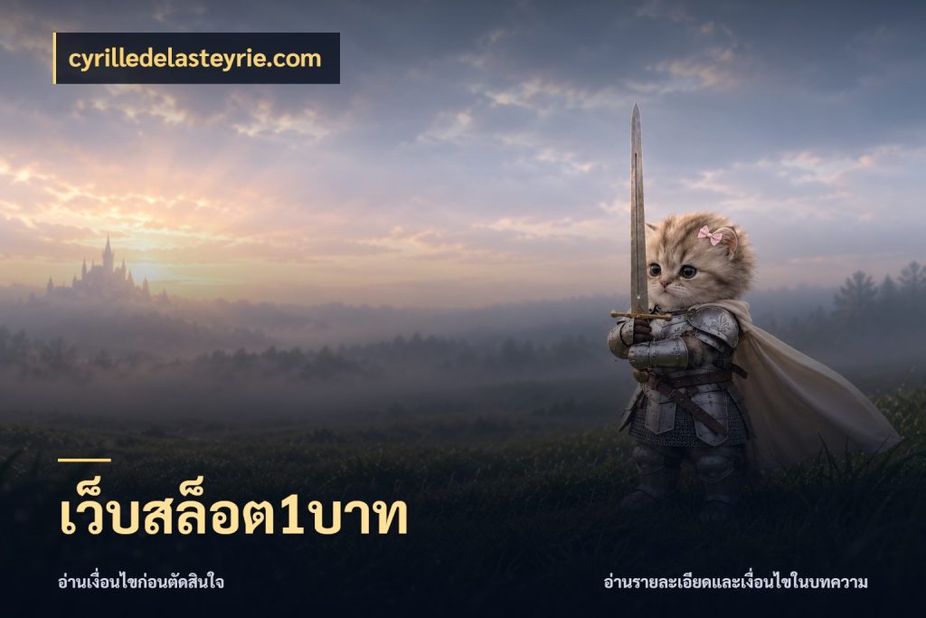 เว็บสล็อต1บาท สายทุนน้อยเลือกความสนุกให้พอดี ในมุม cyrilledelasteyrie.com