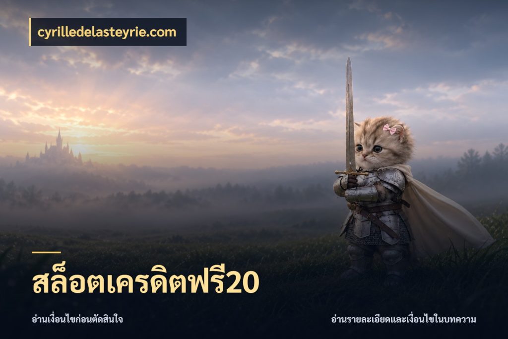 สล็อตเครดิตฟรี20 สิทธิ์ที่สายโบนัสสนใจกับวิธีรับ สไตล์ cyrilledelasteyrie.com