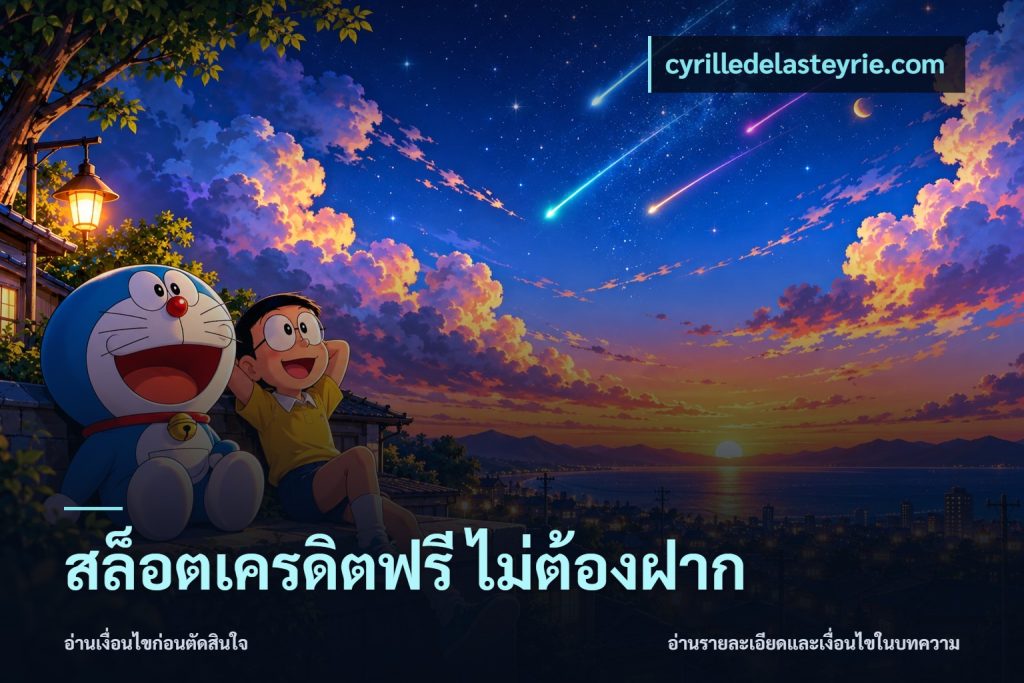 สล็อตเครดิตฟรี ไม่ต้องฝาก