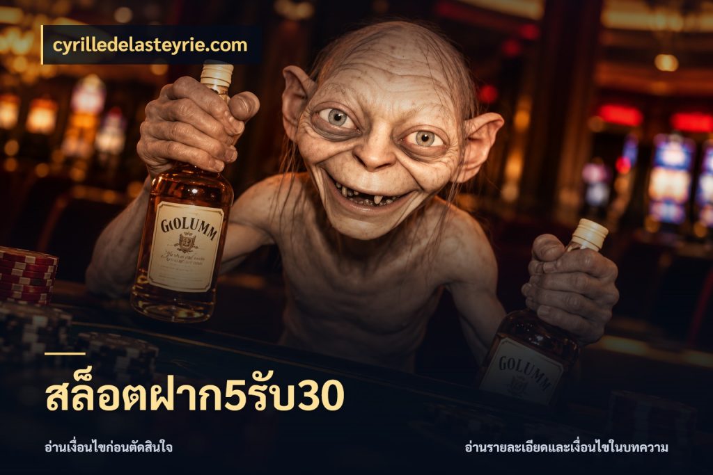สล็อตฝาก5รับ30 สายโบนัสเลือกจังหวะสนุกได้อย่างไร สไตล์ cyrilledelasteyrie.com