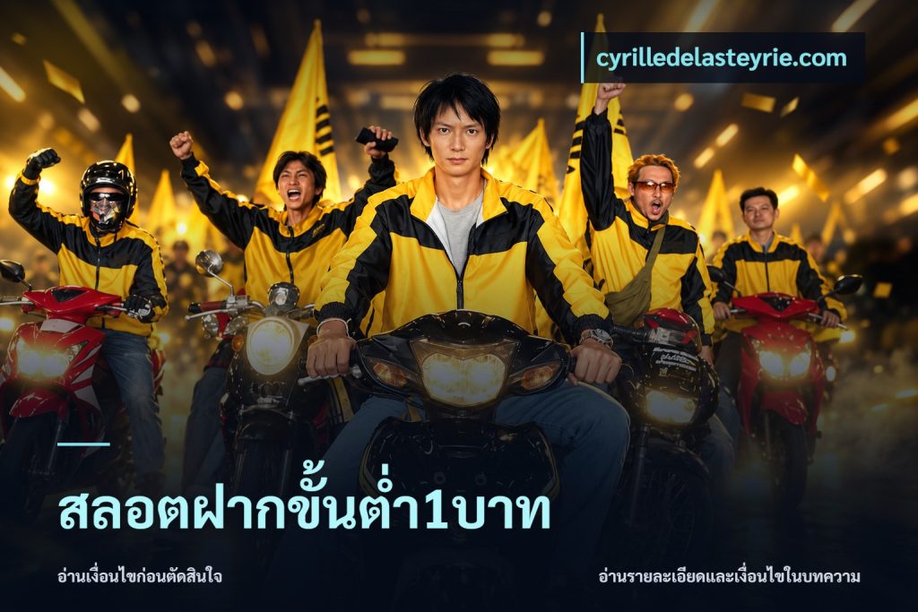 สลอตฝากขั้นต่ำ1บาท