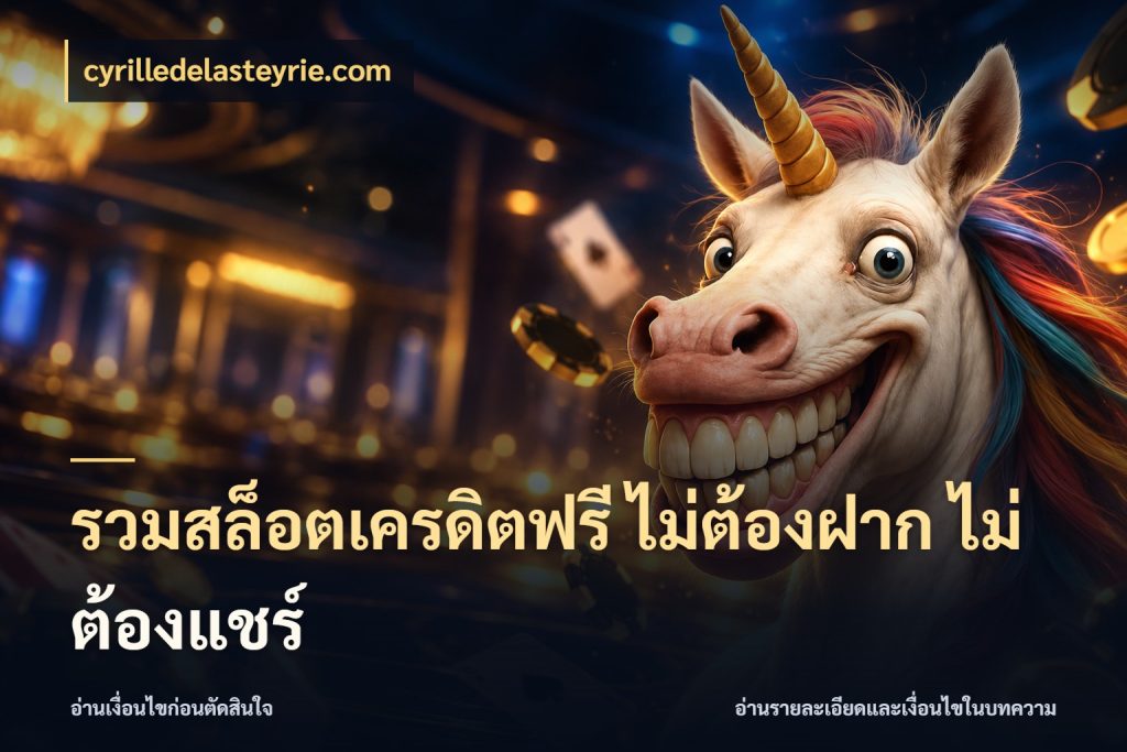 รวมสล็อตเครดิตฟรี ไม่ต้องฝาก ไม่ต้องแชร์ สีสันของเครดิตฟรีและเกมแนวที่ชอบ สไตล์ cyrilledelasteyrie.com