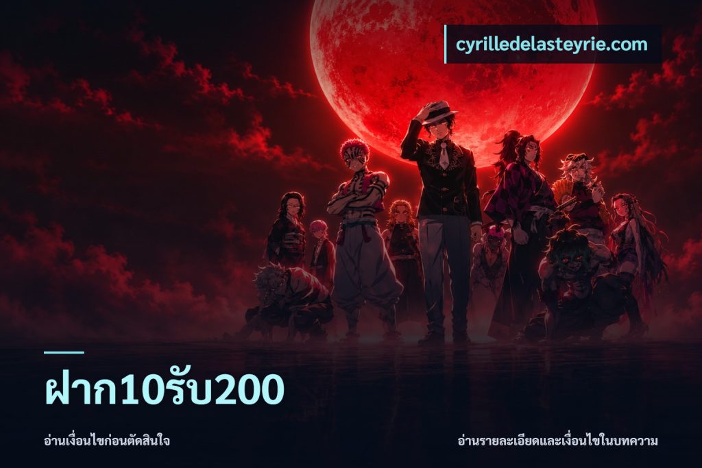 ฝาก10รับ200
