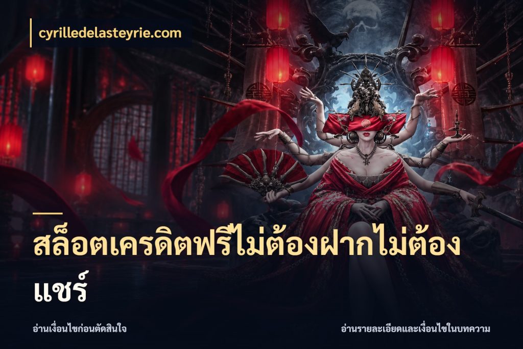 สล็อตเครดิตฟรีไม่ต้องฝากไม่ต้องแชร์ cyrilledelasteyrie.com เครดิตฟรีกับจังหวะลุ้นที่คุณเลือก