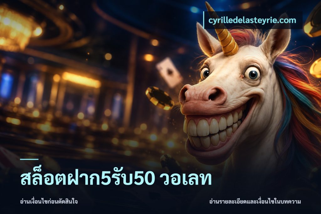 สล็อตฝาก5รับ50 วอเลท