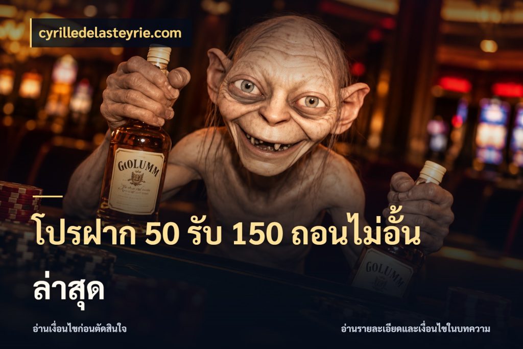 โปรฝาก 50 รับ 150 ถอนไม่อั้น ล่าสุด จุดเด่นของเครดิตที่คนชอบเกมอยากรู้ สไตล์ cyrilledelasteyrie.com