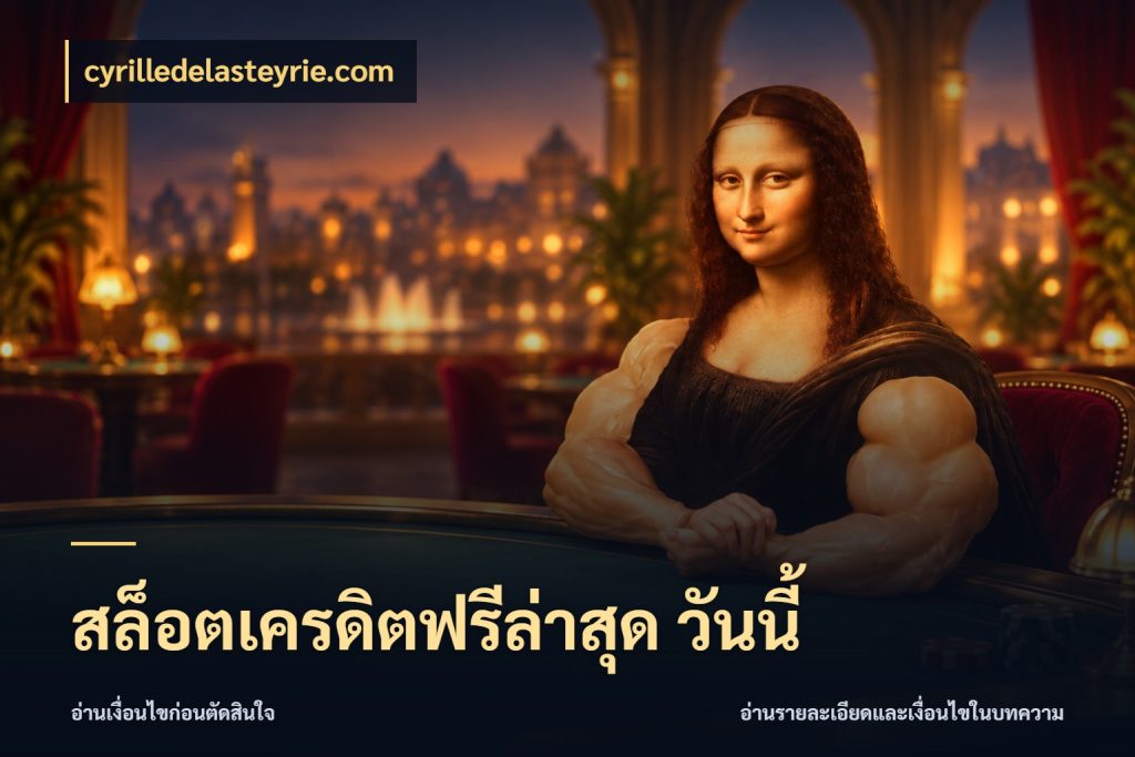 สล็อตเครดิตฟรีล่าสุด วันนี้ รู้จักยอดและขอบเขตของเครดิตฟรี ในมุม cyrilledelasteyrie.com
