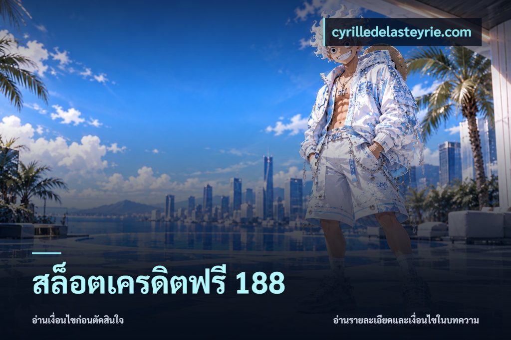 สล็อตเครดิตฟรี 188