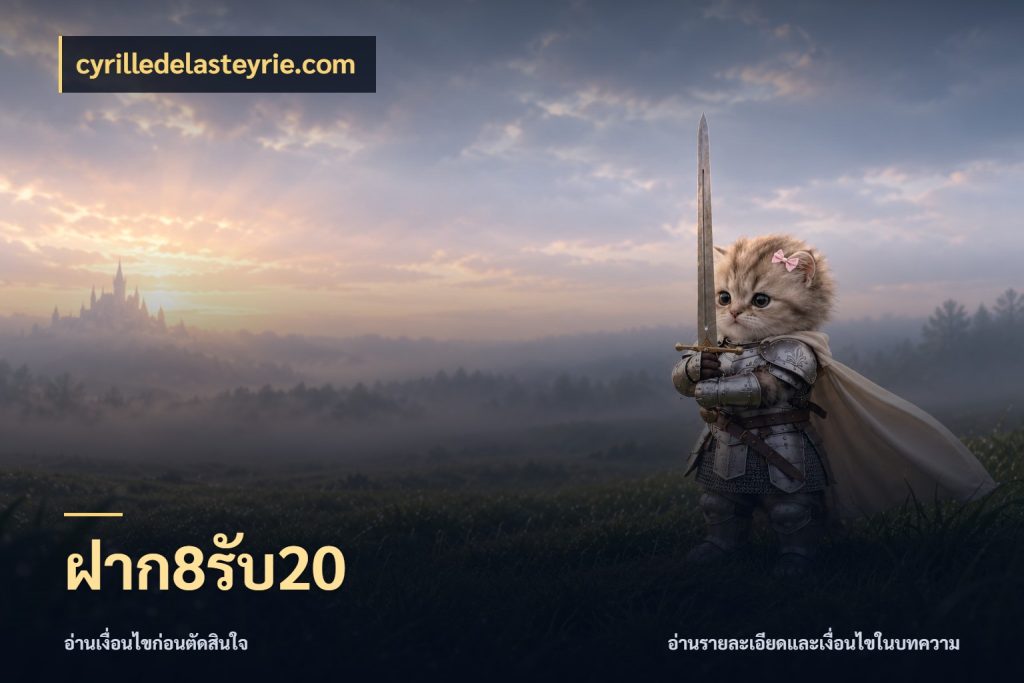 ฝาก8รับ20 จับประเด็นยอดรับก่อนเลือกความสนุก กับ cyrilledelasteyrie.com