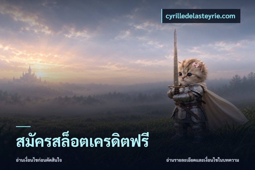 สมัครสล็อตเครดิตฟรี