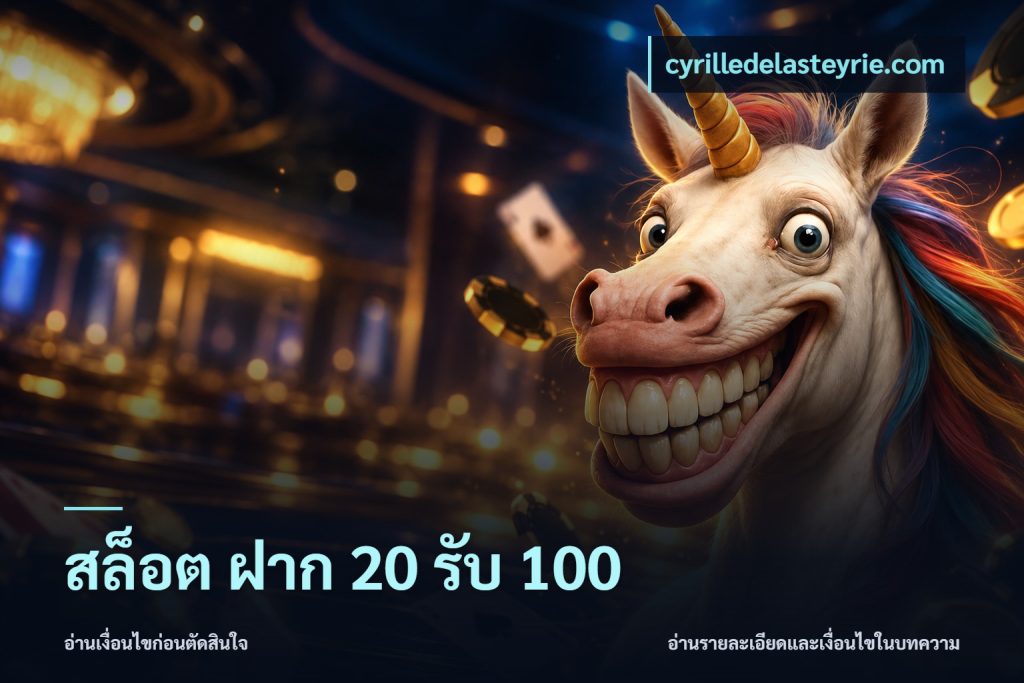 สล็อต ฝาก 20 รับ 100