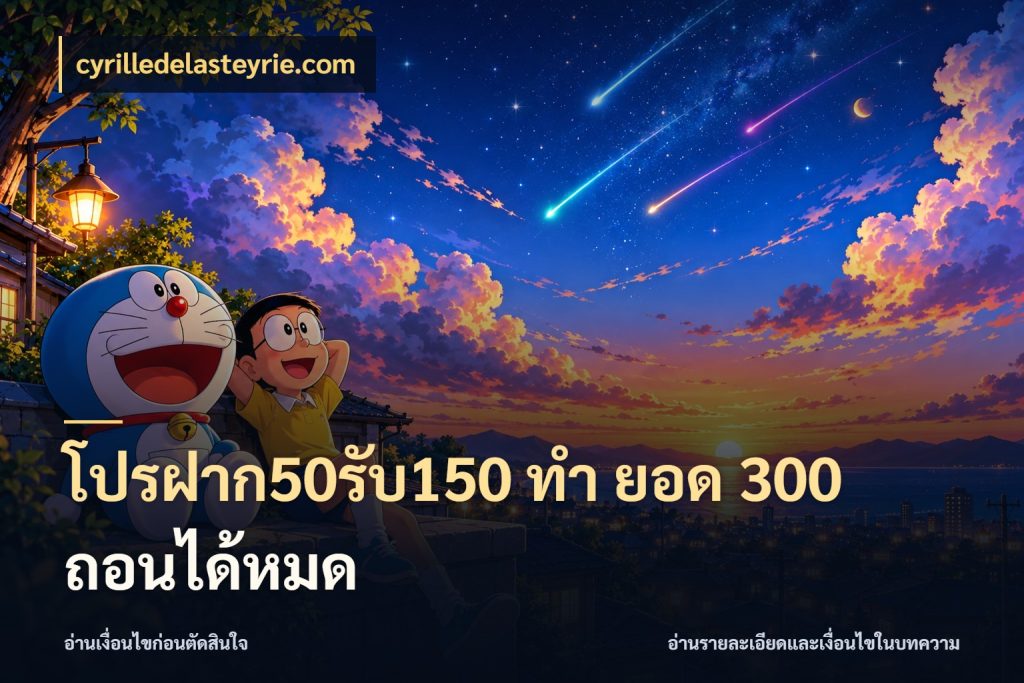 โปรฝาก50รับ150 ทํา ยอด 300 ถอนได้หมด เปิดมุมโปรให้เข้ากับเกมแนวโปรด ในมุม cyrilledelasteyrie.com