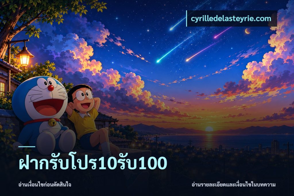 ฝากรับโปร10รับ100