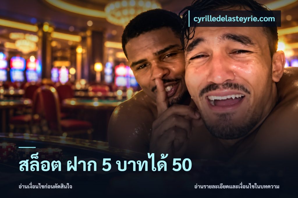 สล็อต ฝาก 5 บาทได้ 50