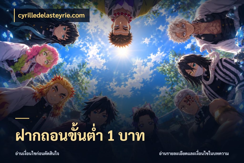 ฝากถอนขั้นต่ำ 1 บาท เกมที่ชอบในขอบเขตเงินของตัวเอง กับ cyrilledelasteyrie.com